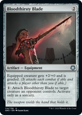 Image for Bloodthirsty Blade (114) [Magic Game Night: Free-For-All] - Magic: The Gathering