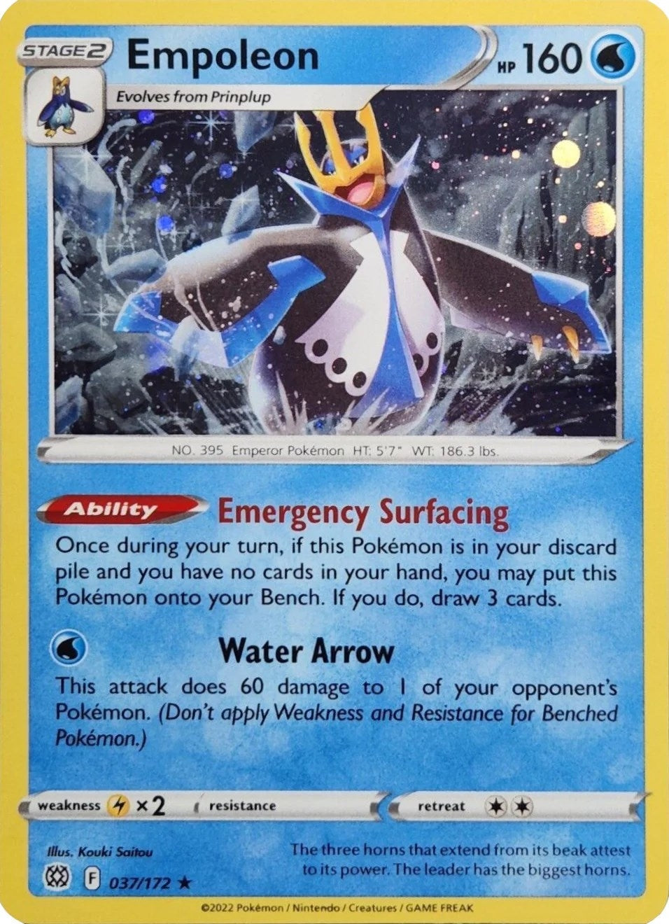 Image for Empoleon - 037/172 (Cosmos Holo) (037/172) [Miscellaneous Cards & Products] - Pokemon
