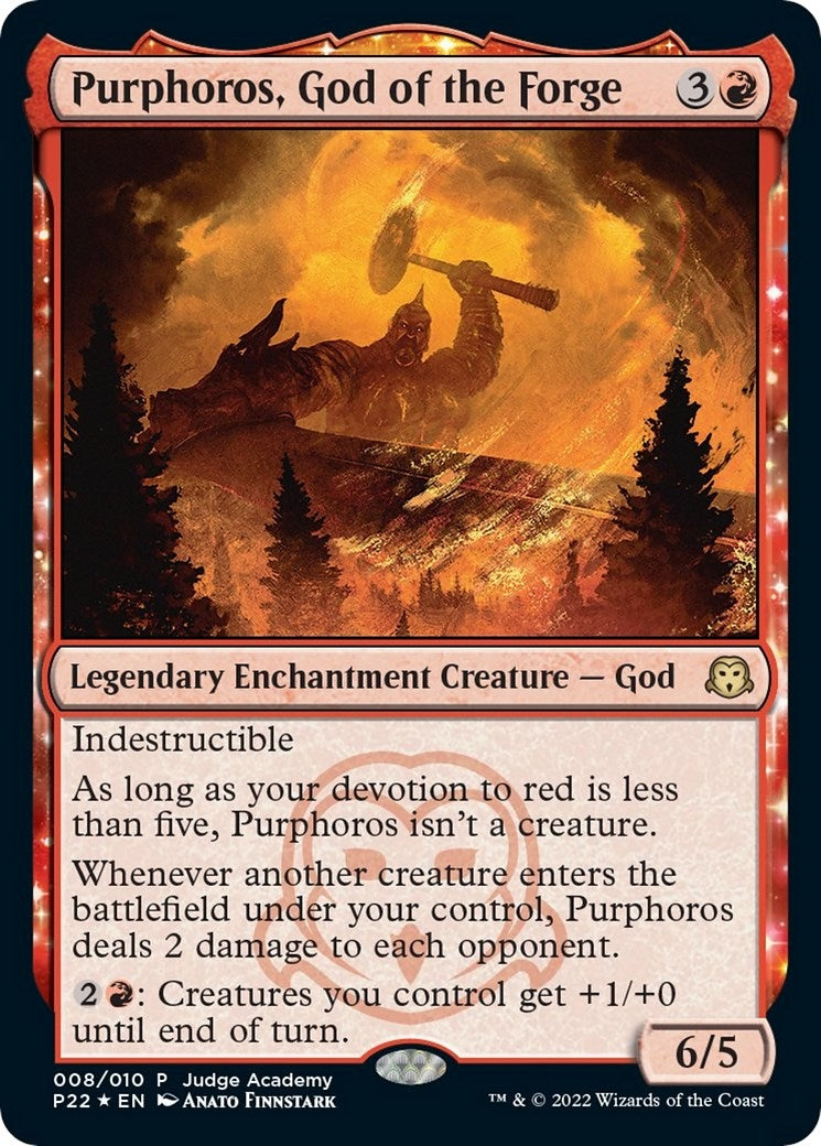 Image for Purphoros, God of the Forge (8) [Judge Promos] - Magic: The Gathering