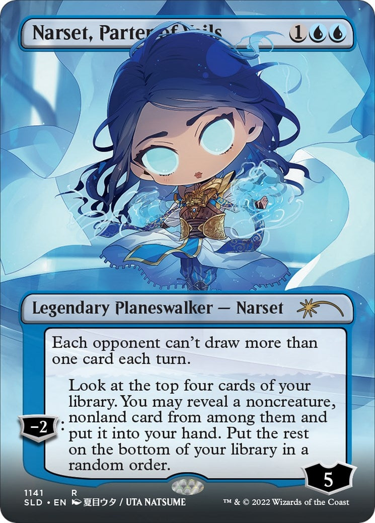 Image for Narset, Parter of Veils (Borderless) (1141) [Secret Lair Drop Series] - Magic: The Gathering