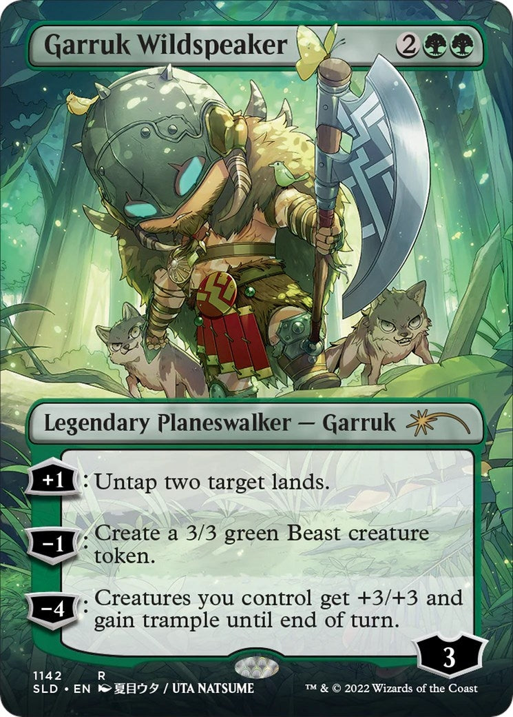 Image for Garruk Wildspeaker (Borderless) (1142) [Secret Lair Drop Series] - Magic: The Gathering