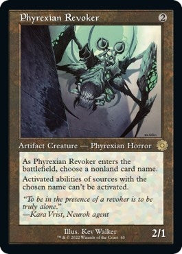 Image for Phyrexian Revoker (40) [The Brothers' War: Retro Frame Artifacts] - Magic: The Gathering