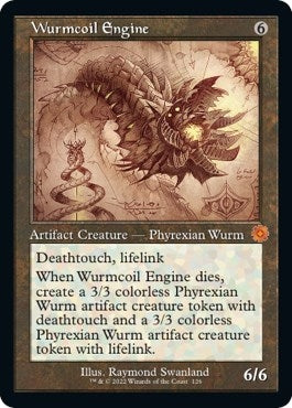 Image for Wurmcoil Engine (Schematic) (126) [The Brothers' War: Retro Frame Artifacts] - Magic: The Gathering