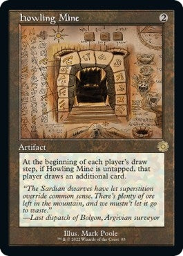 Image for Howling Mine (Schematic) (83) [The Brothers' War: Retro Frame Artifacts] - Magic: The Gathering