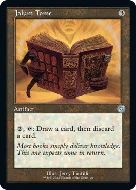 Image for Jalum Tome (24) [The Brothers' War: Retro Frame Artifacts] - Magic: The Gathering