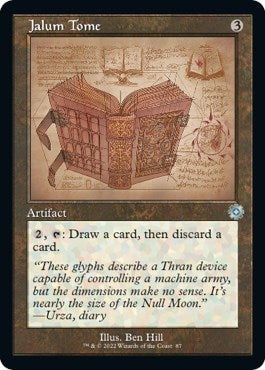 Image for Jalum Tome (Schematic) (87) [The Brothers' War: Retro Frame Artifacts] - Magic: The Gathering