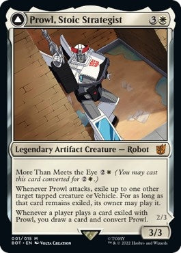 Image for Prowl, Stoic Strategist (1) [Universes Beyond: Transformers] - Magic: The Gathering