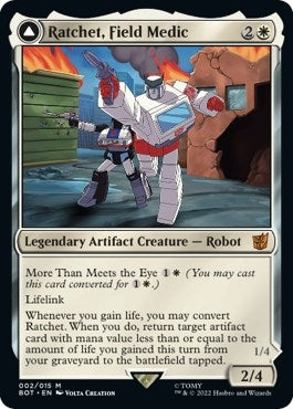 Image for Ratchet, Field Medic (2) [Universes Beyond: Transformers] - Magic: The Gathering