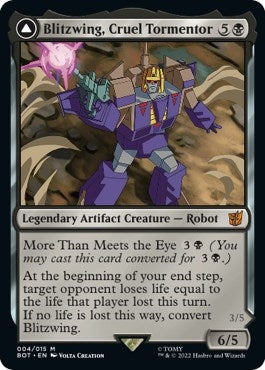 Image for Blitzwing, Cruel Tormentor (4) [Universes Beyond: Transformers] - Magic: The Gathering