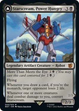 Image for Starscream, Power Hungry (5) [Universes Beyond: Transformers] - Magic: The Gathering