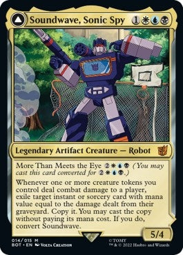 Image for Soundwave, Sonic Spy (14) [Universes Beyond: Transformers] - Magic: The Gathering