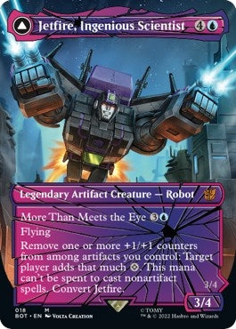 Image for Jetfire, Ingenious Scientist (Shattered Glass) (18) [Universes Beyond: Transformers] - Magic: The Gathering