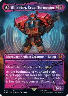 Image for Blitzwing, Cruel Tormentor (Shattered Glass) (19) [Universes Beyond: Transformers] - Magic: The Gathering
