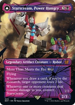 Image for Starscream, Power Hungry (Shattered Glass) (20) [Universes Beyond: Transformers] - Magic: The Gathering