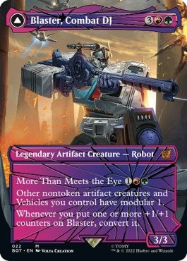 Image for Blaster, Combat DJ (Shattered Glass) (22) [Universes Beyond: Transformers] - Magic: The Gathering