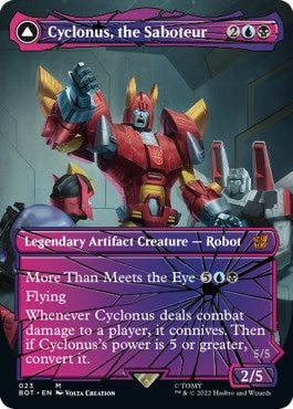 Image for Cyclonus, the Saboteur (Shattered Glass) (23) [Universes Beyond: Transformers] - Magic: The Gathering
