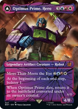 Image for Optimus Prime, Hero (Shattered Glass) (27) [Universes Beyond: Transformers] - Magic: The Gathering