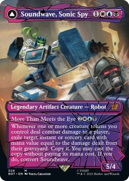 Image for Soundwave, Sonic Spy (Shattered Glass) (28) [Universes Beyond: Transformers] - Magic: The Gathering