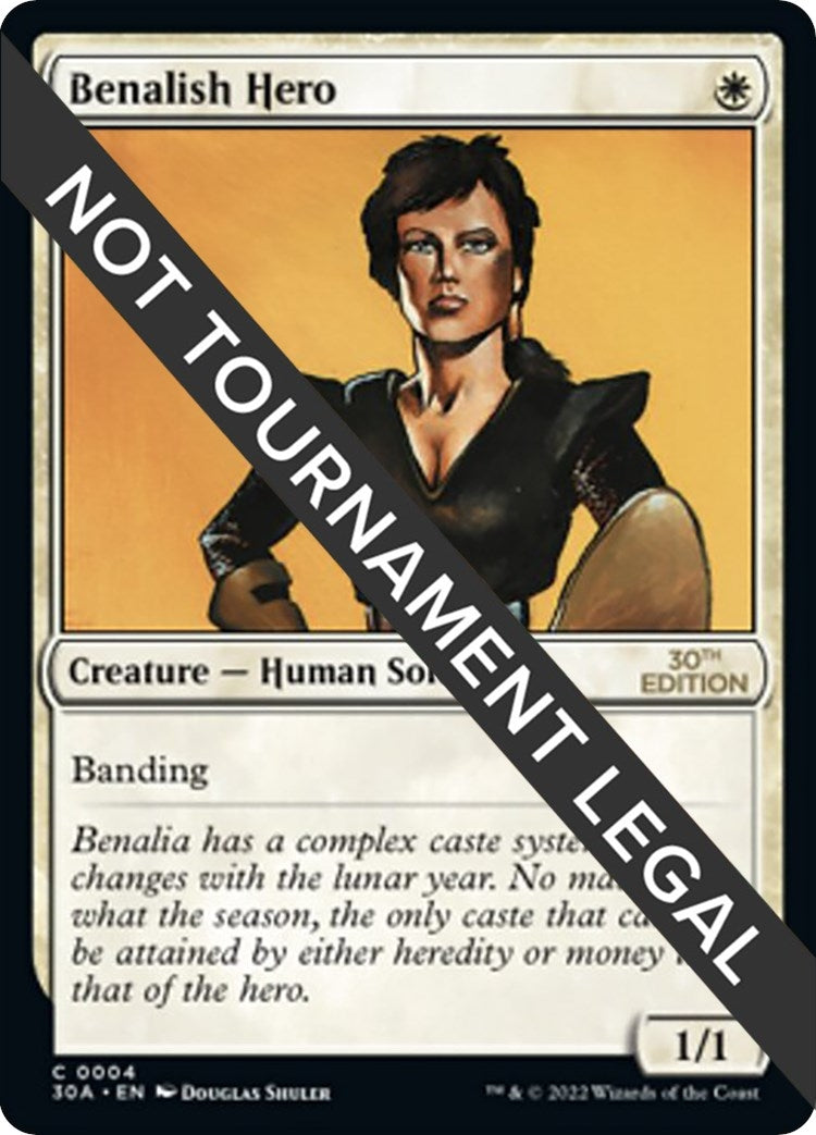 Image for Benalish Hero (4) [30th Anniversary Edition] - Magic: The Gathering