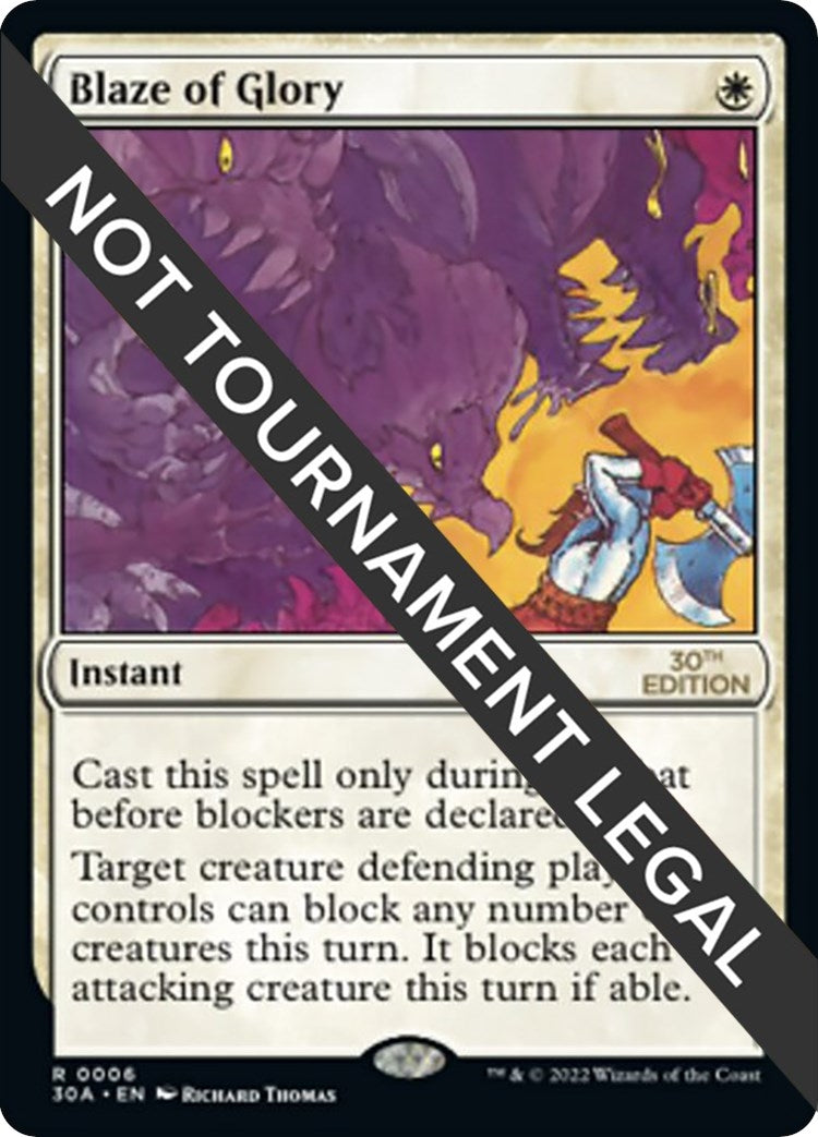 Image for Blaze of Glory (6) [30th Anniversary Edition] - Magic: The Gathering