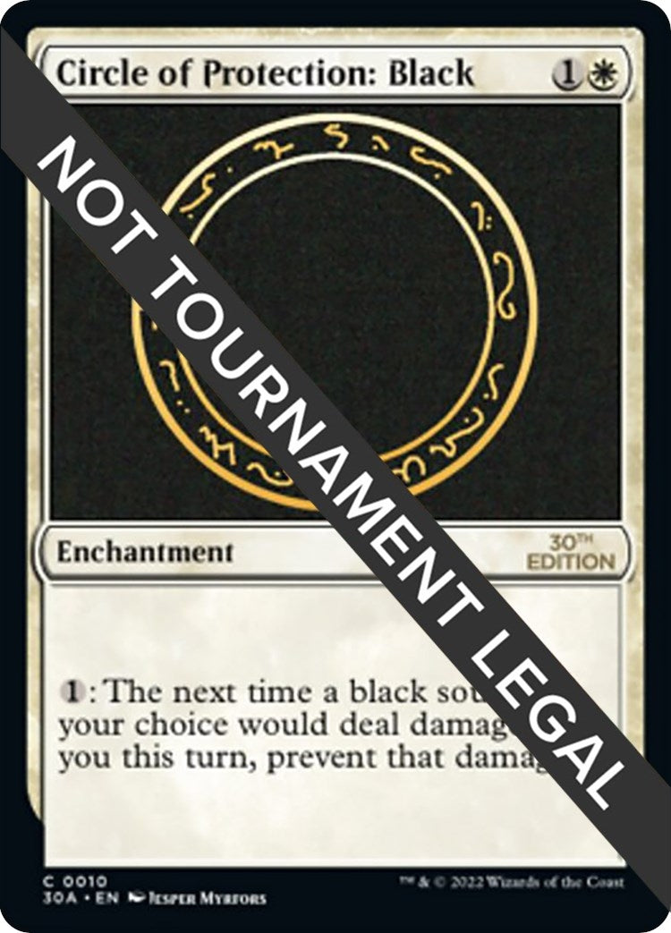 Image for Circle of Protection: Black (10) [30th Anniversary Edition] - Magic: The Gathering