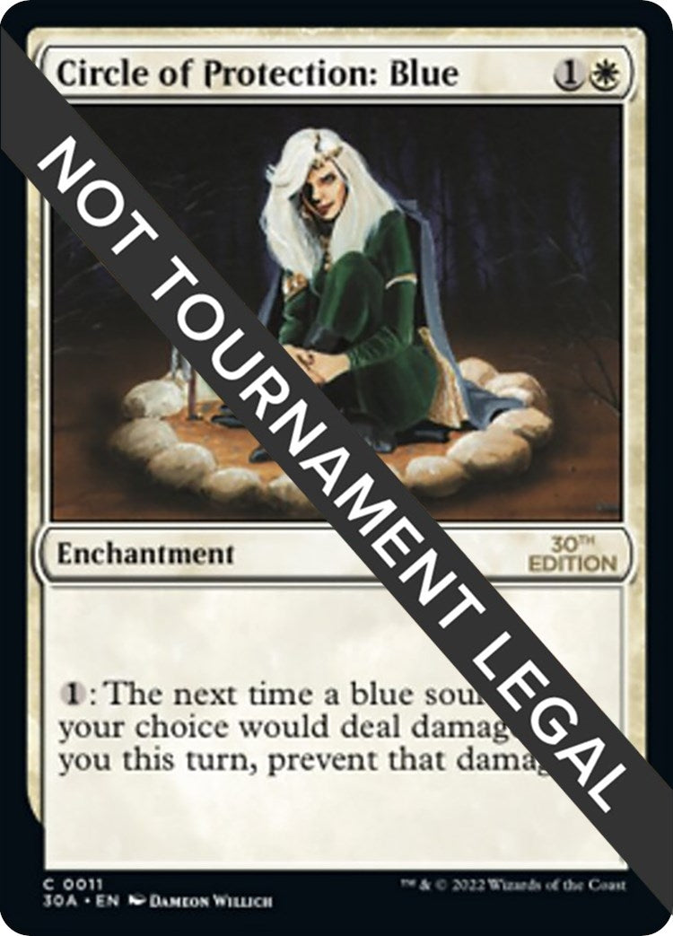 Image for Circle of Protection: Blue (11) [30th Anniversary Edition] - Magic: The Gathering
