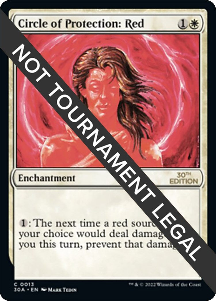 Image for Circle of Protection: Red (13) [30th Anniversary Edition] - Magic: The Gathering