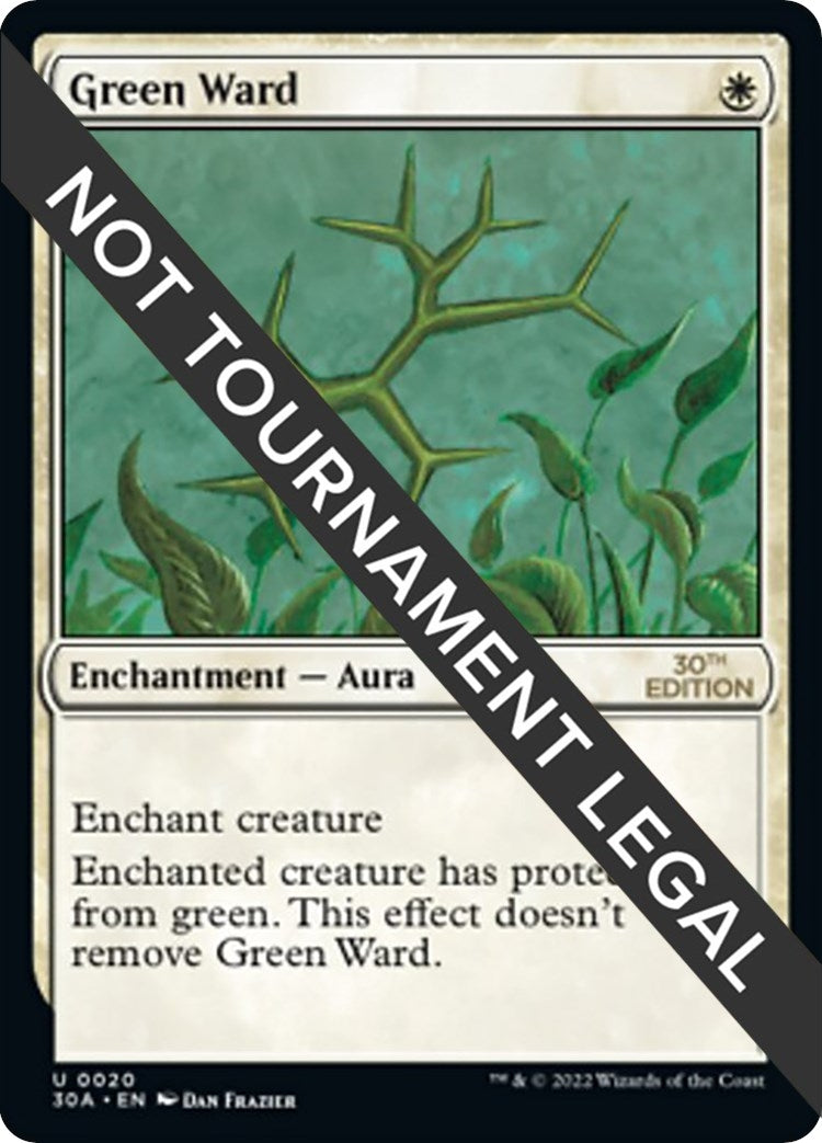 Image for Green Ward (20) [30th Anniversary Edition] - Magic: The Gathering