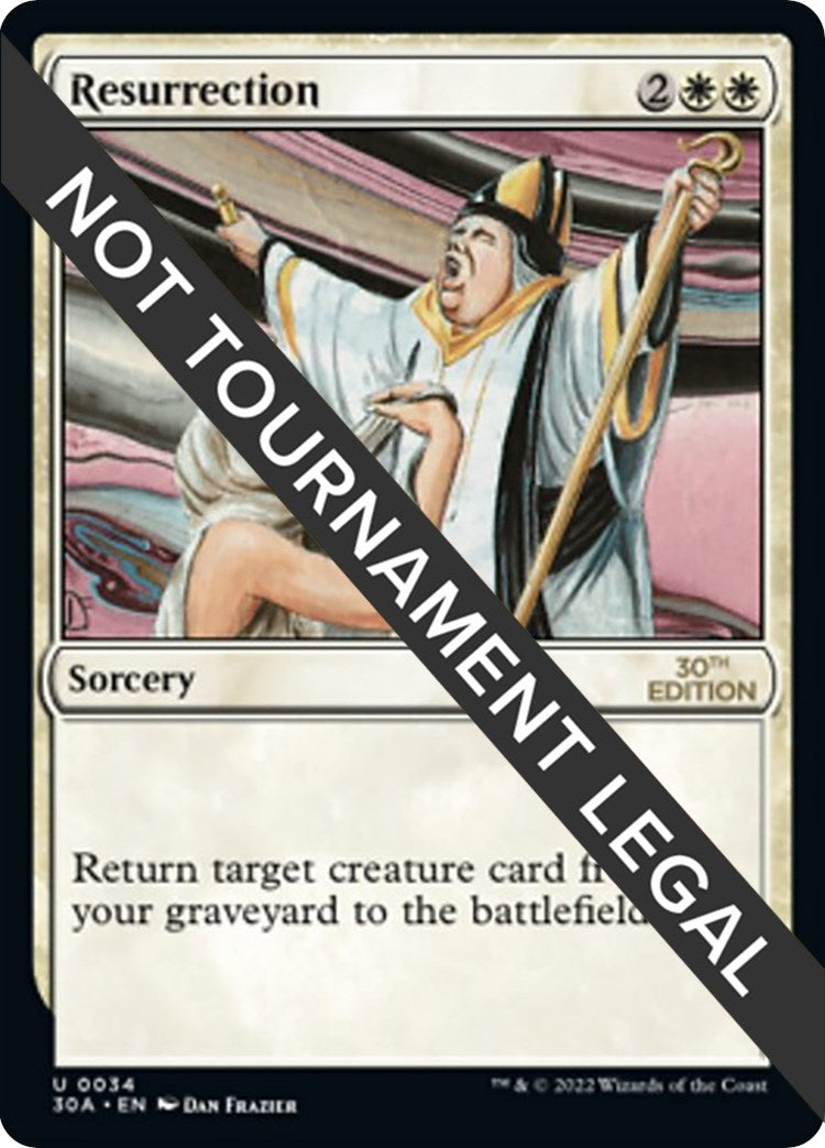 Image for Resurrection (34) [30th Anniversary Edition] - Magic: The Gathering