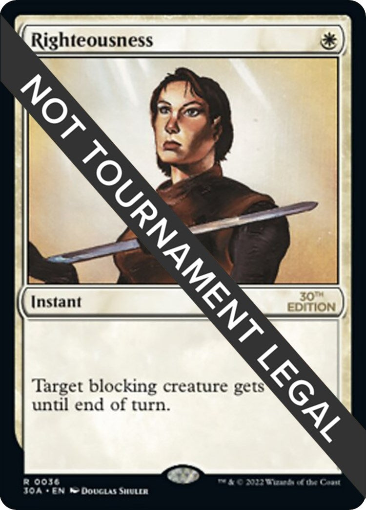 Image for Righteousness (36) [30th Anniversary Edition] - Magic: The Gathering