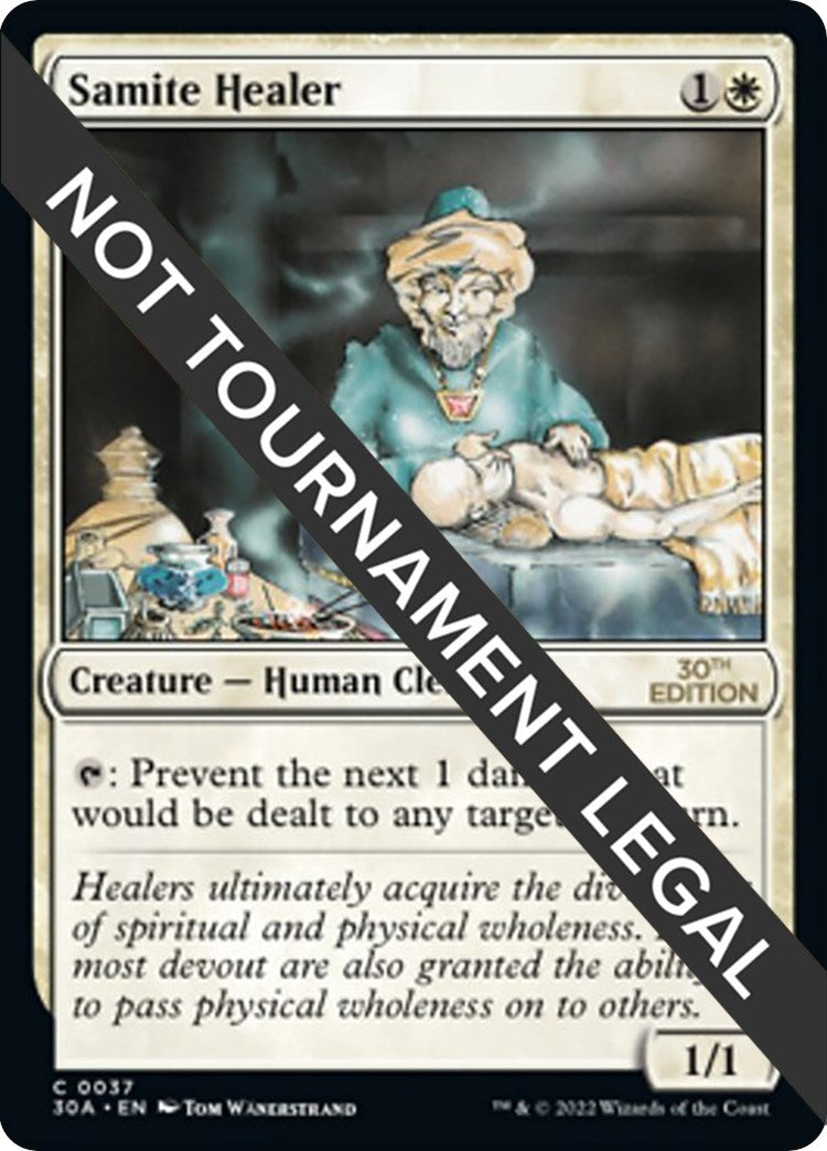 Image for Samite Healer (37) [30th Anniversary Edition] - Magic: The Gathering