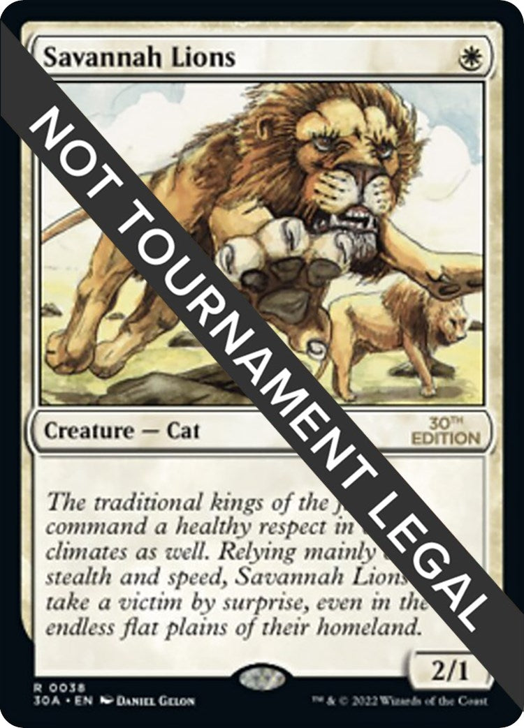 Image for Savannah Lions (38) [30th Anniversary Edition] - Magic: The Gathering
