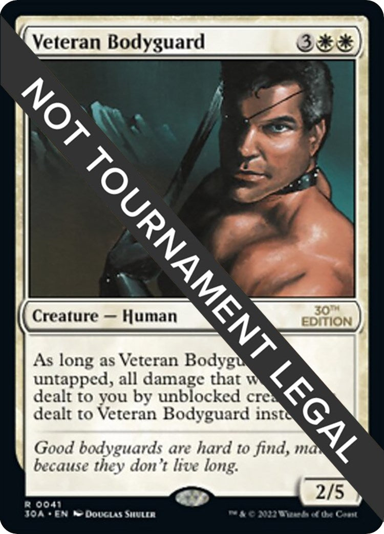 Image for Veteran Bodyguard (41) [30th Anniversary Edition] - Magic: The Gathering