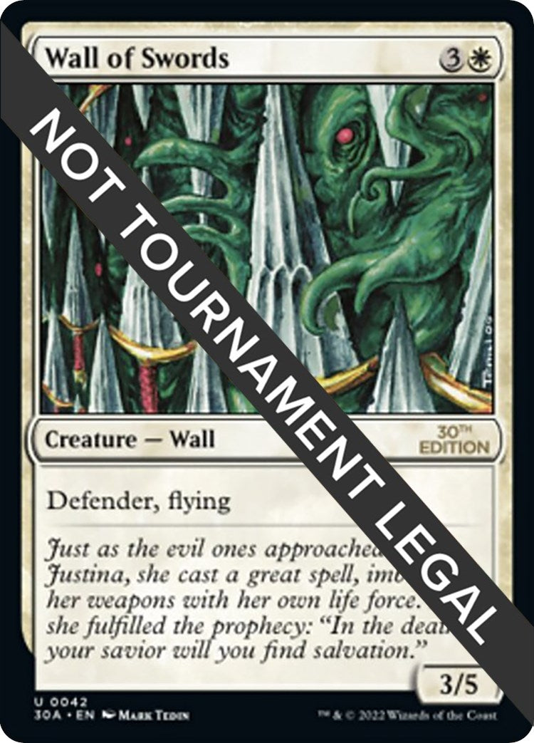 Image for Wall of Swords (42) [30th Anniversary Edition] - Magic: The Gathering
