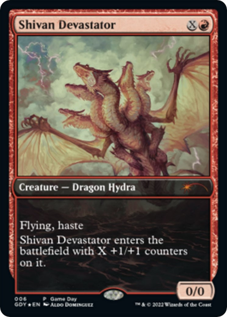 Image for Shivan Devastator (6) [Game Day & Store Championship Promos] - Magic: The Gathering