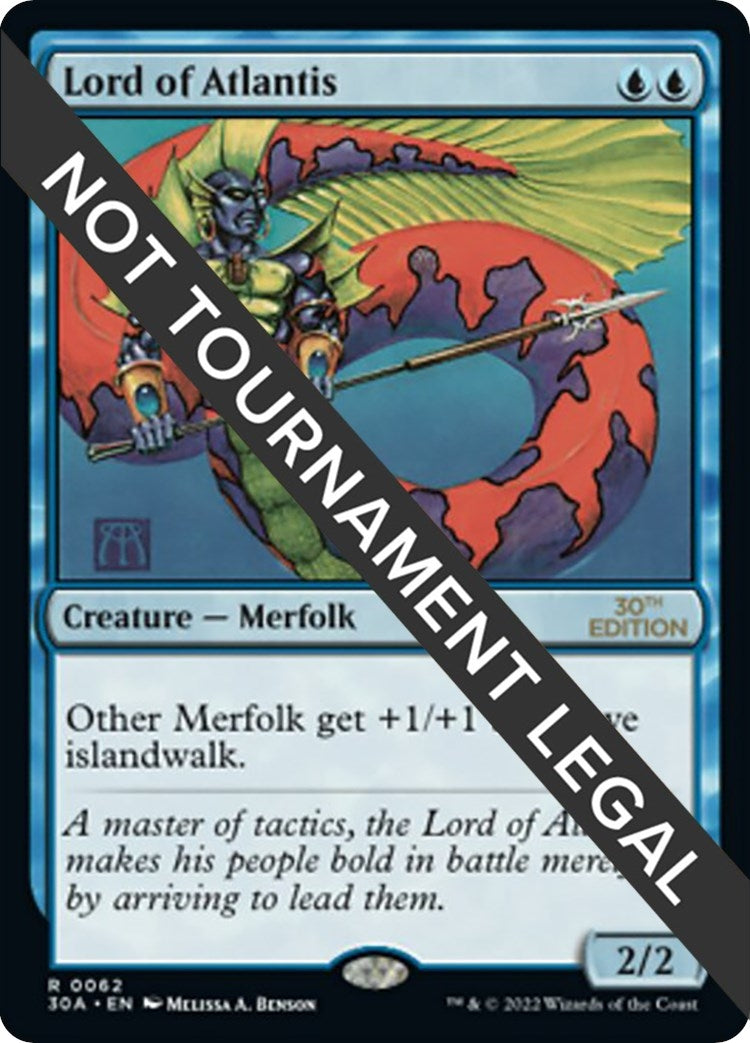 Image for Lord of Atlantis (62) [30th Anniversary Edition] - Magic: The Gathering