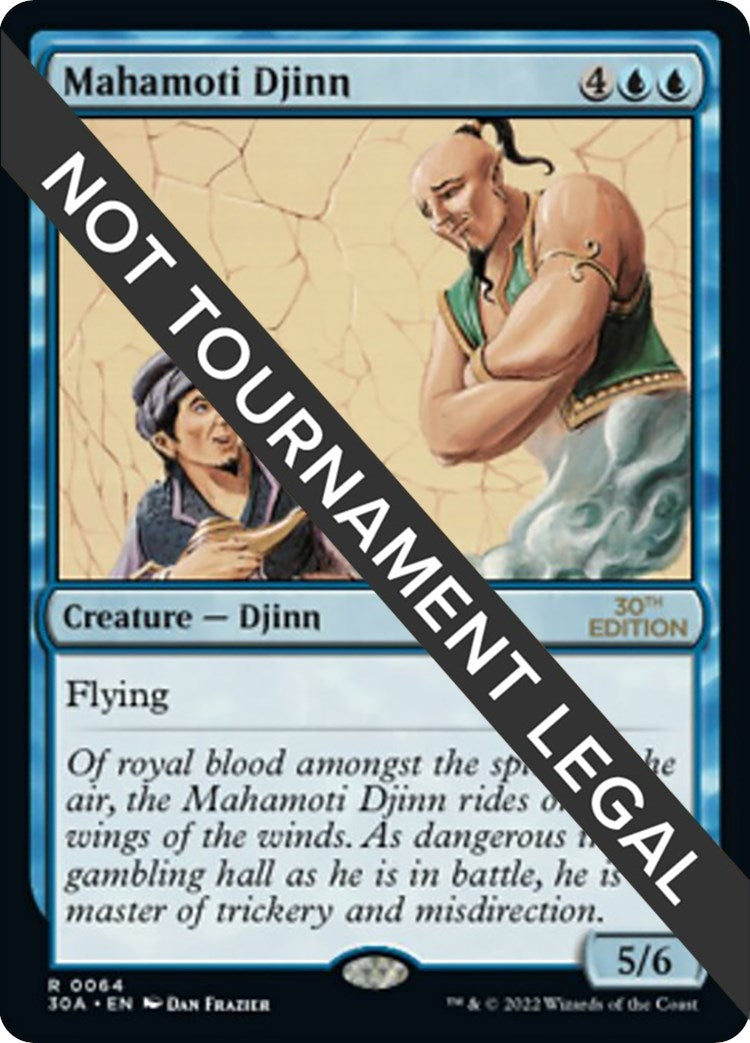 Image for Mahamoti Djinn (64) [30th Anniversary Edition] - Magic: The Gathering