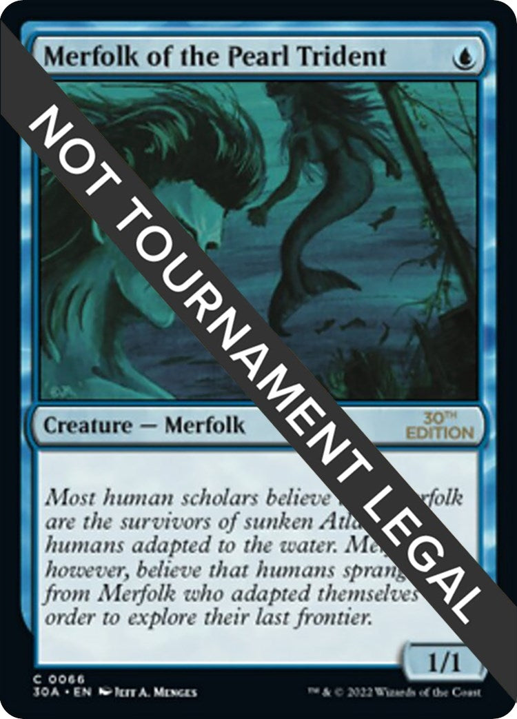Image for Merfolk of the Pearl Trident (66) [30th Anniversary Edition] - Magic: The Gathering