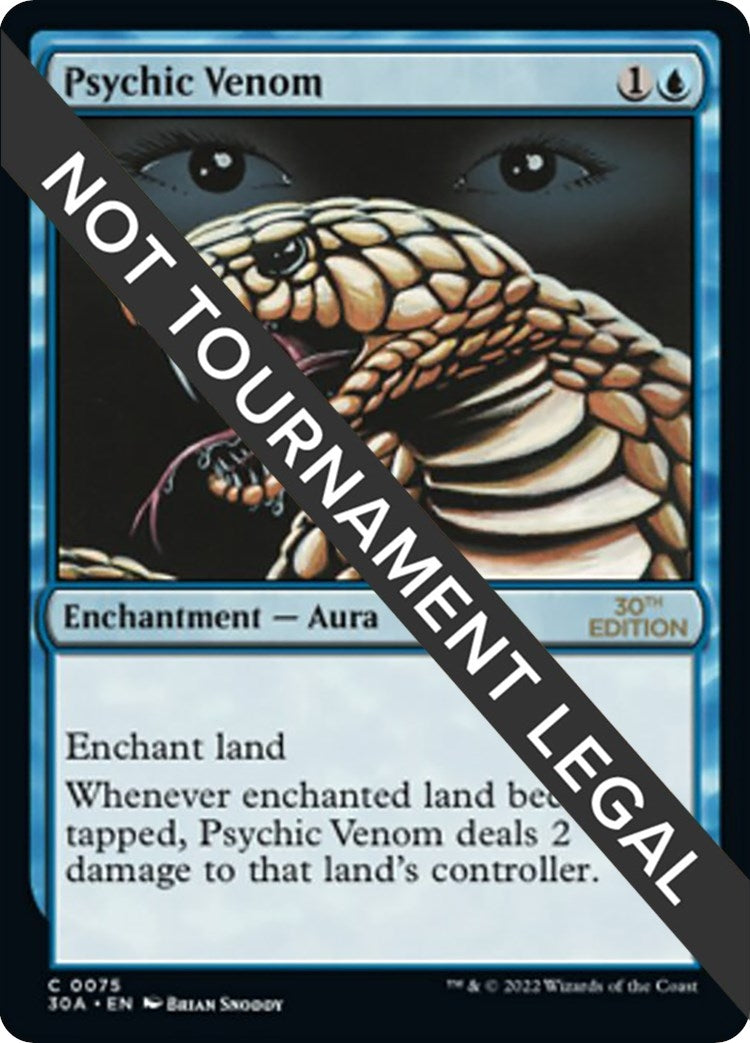 Image for Psychic Venom (75) [30th Anniversary Edition] - Magic: The Gathering