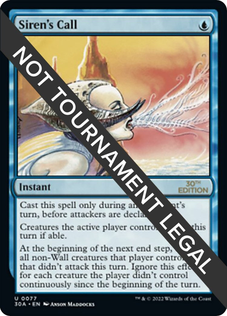 Image for Siren's Call (77) [30th Anniversary Edition] - Magic: The Gathering