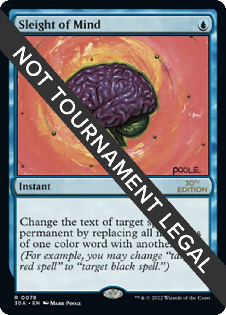 Image for Sleight of Mind (78) [30th Anniversary Edition] - Magic: The Gathering