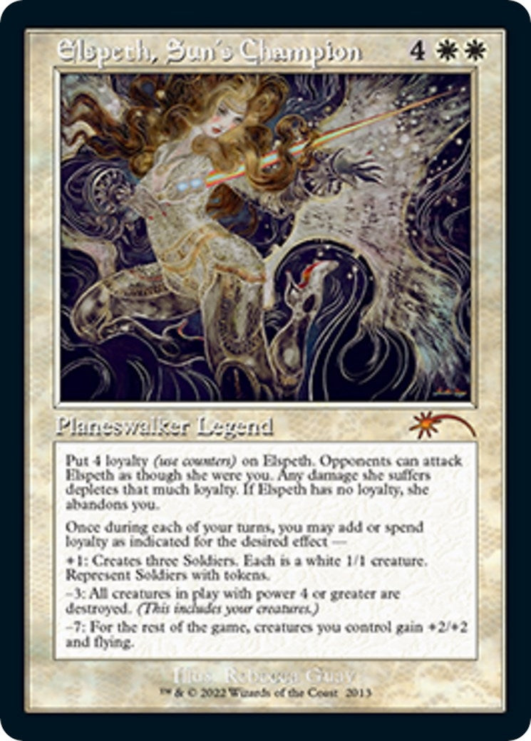 Image for Elspeth, Sun's Champion (2013) [Secret Lair Countdown Kit] - Magic: The Gathering