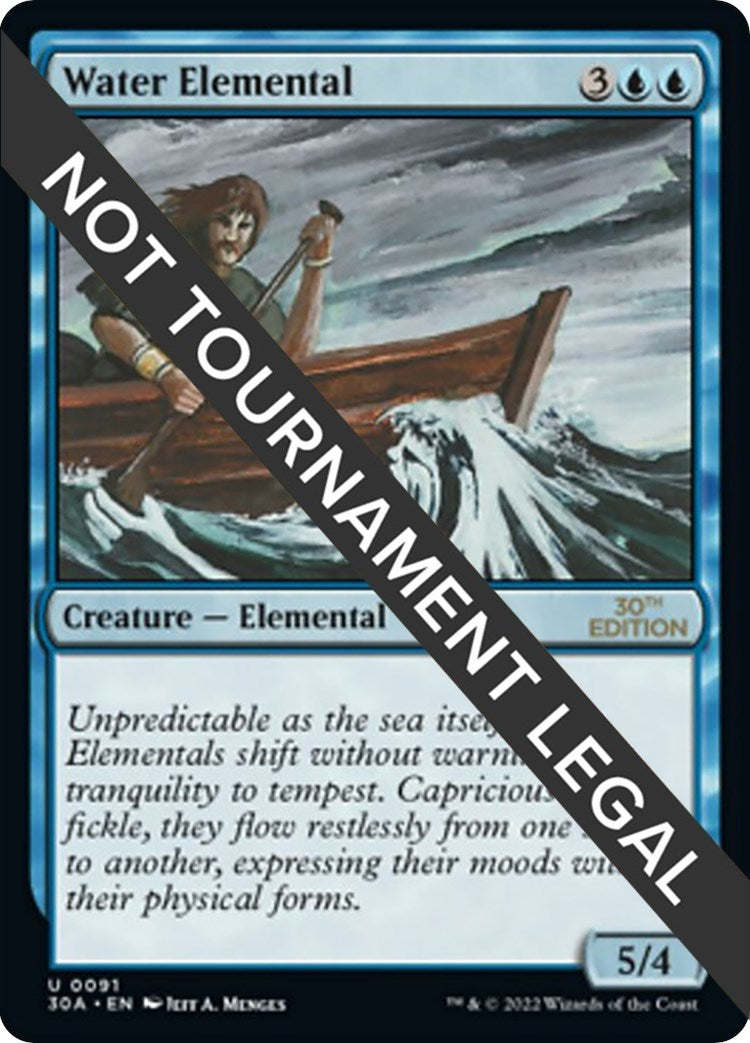 Image for Water Elemental (91) [30th Anniversary Edition] - Magic: The Gathering