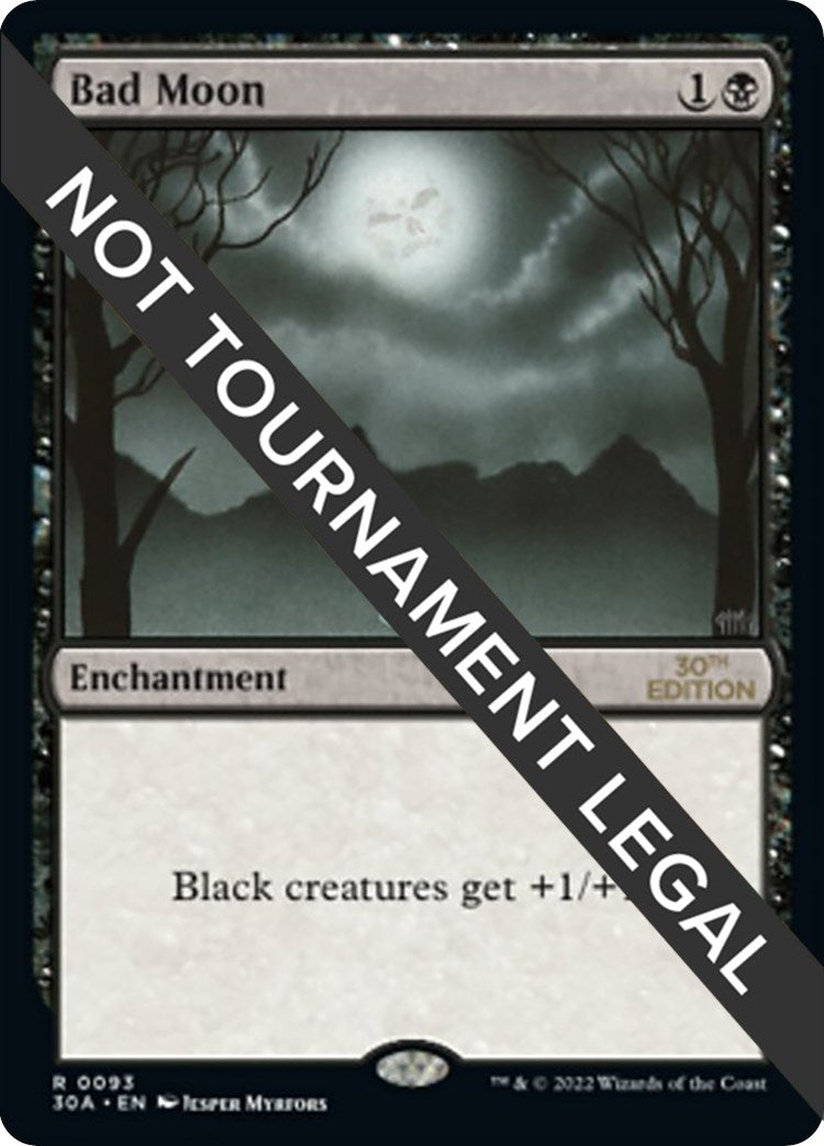 Image for Bad Moon (93) [30th Anniversary Edition] - Magic: The Gathering