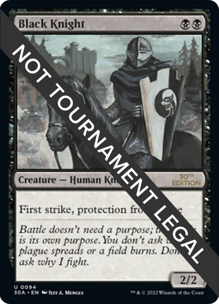 Image for Black Knight (94) [30th Anniversary Edition] - Magic: The Gathering