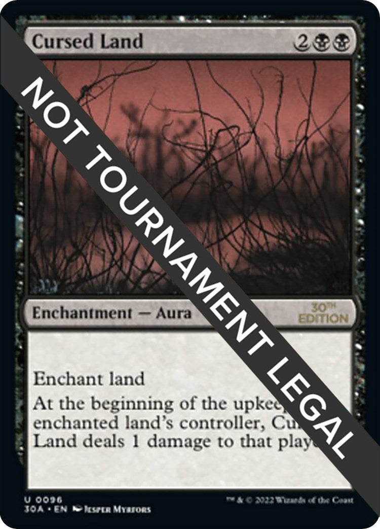 Image for Cursed Land (96) [30th Anniversary Edition] - Magic: The Gathering