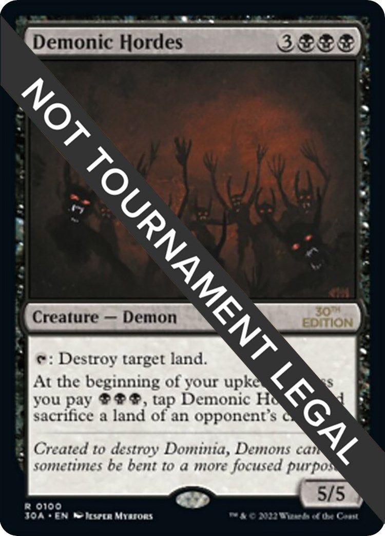 Image for Demonic Hordes (100) [30th Anniversary Edition] - Magic: The Gathering