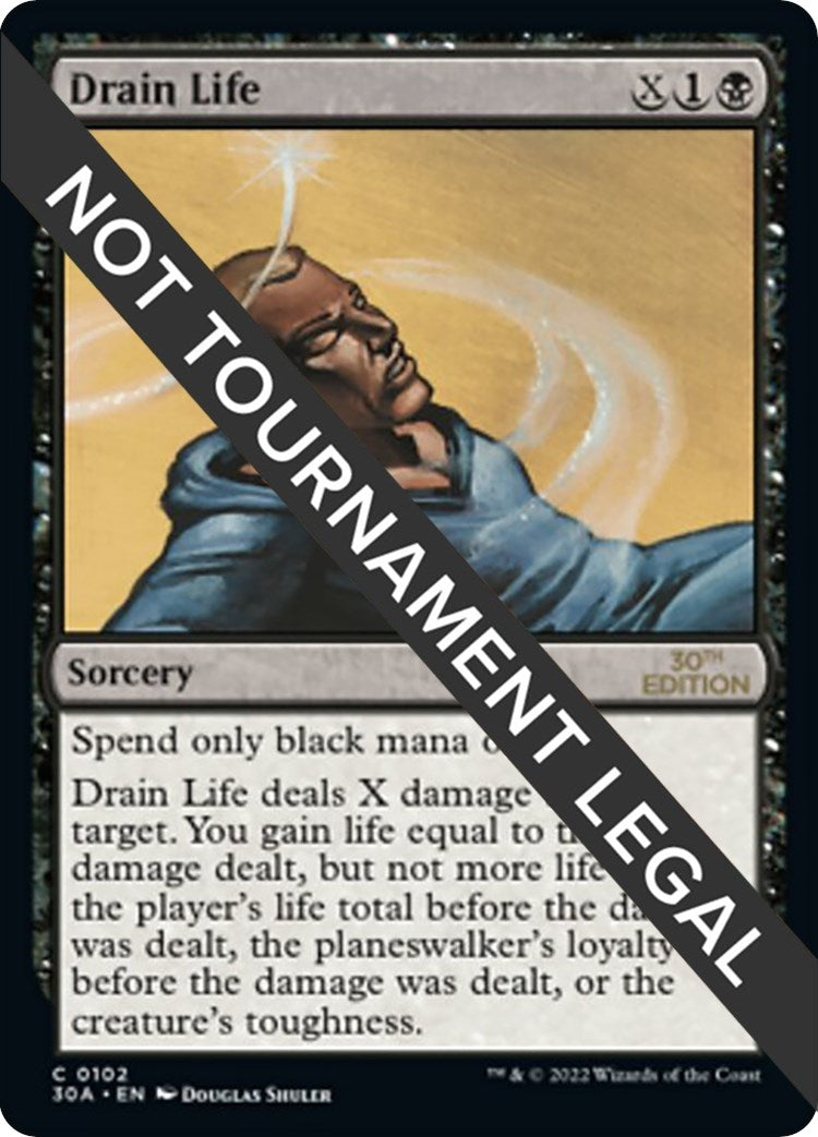 Image for Drain Life (102) [30th Anniversary Edition] - Magic: The Gathering