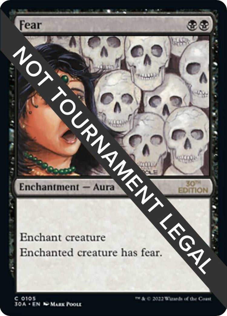Image for Fear (105) [30th Anniversary Edition] - Magic: The Gathering