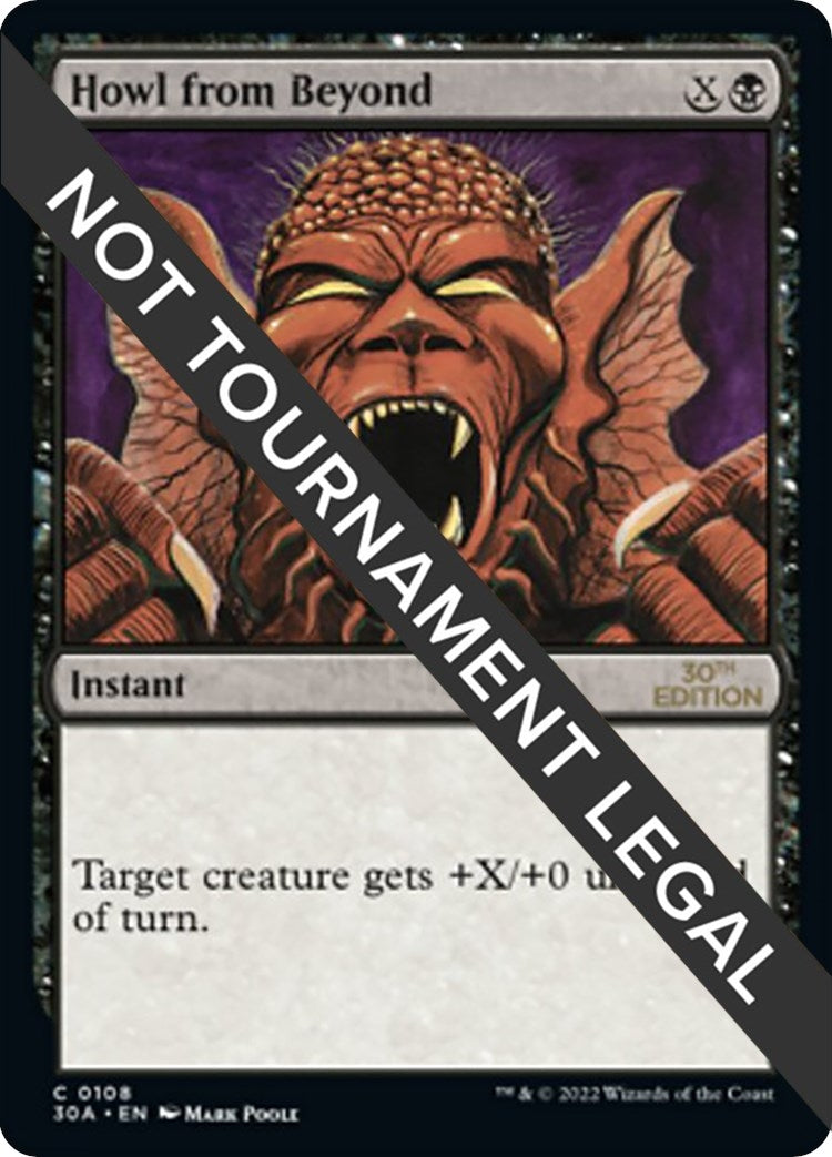 Image for Howl from Beyond (108) [30th Anniversary Edition] - Magic: The Gathering